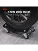 Car Tire Wheel Handcart Toy 2/4PCS 1500 pound Load Capacity Vehicle Skating Belt 4 Wheels Mobile Tire Car Repair Vehicle 2