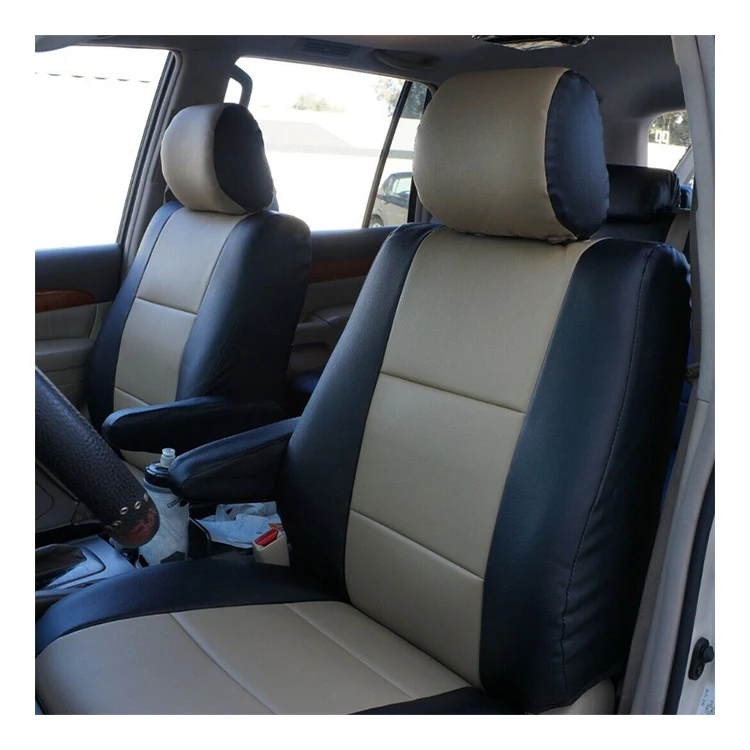 

All Season Leather Original Full Set Custom Car Seat Covers 4 2008-2020 Toyotas Land Cruise Car Accessories Interior Decoration