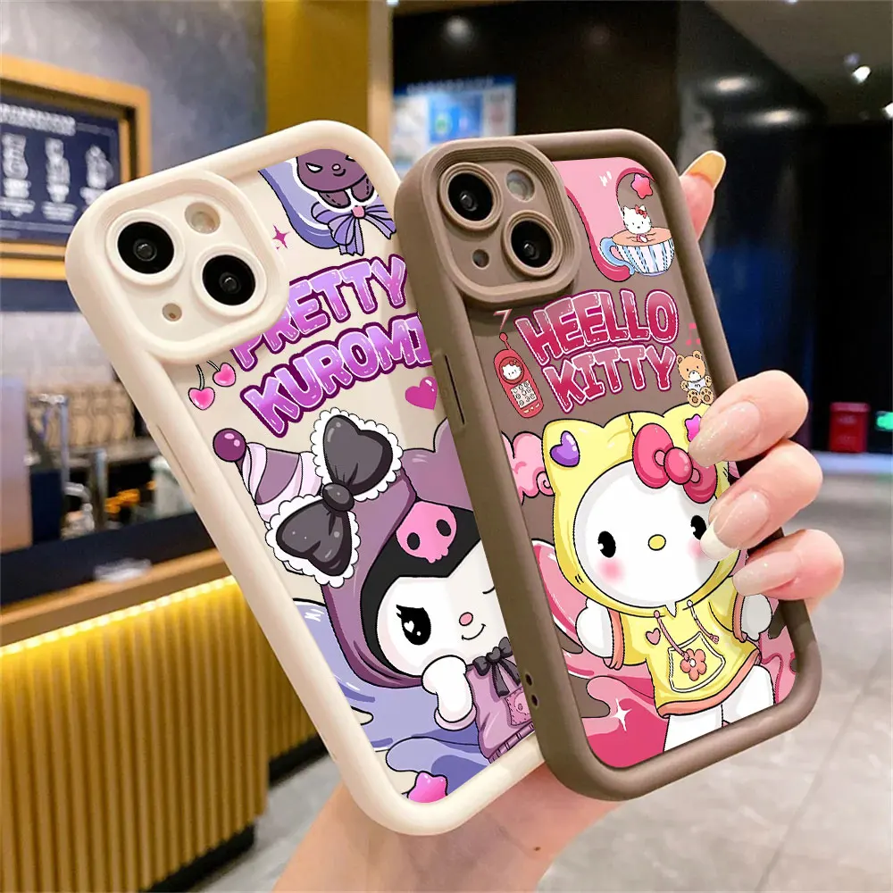 Coque Portefeuille Hello Kitty Pour Xiaomi 4 / Xiaomi 5 - Cuir - Étui à Rabat