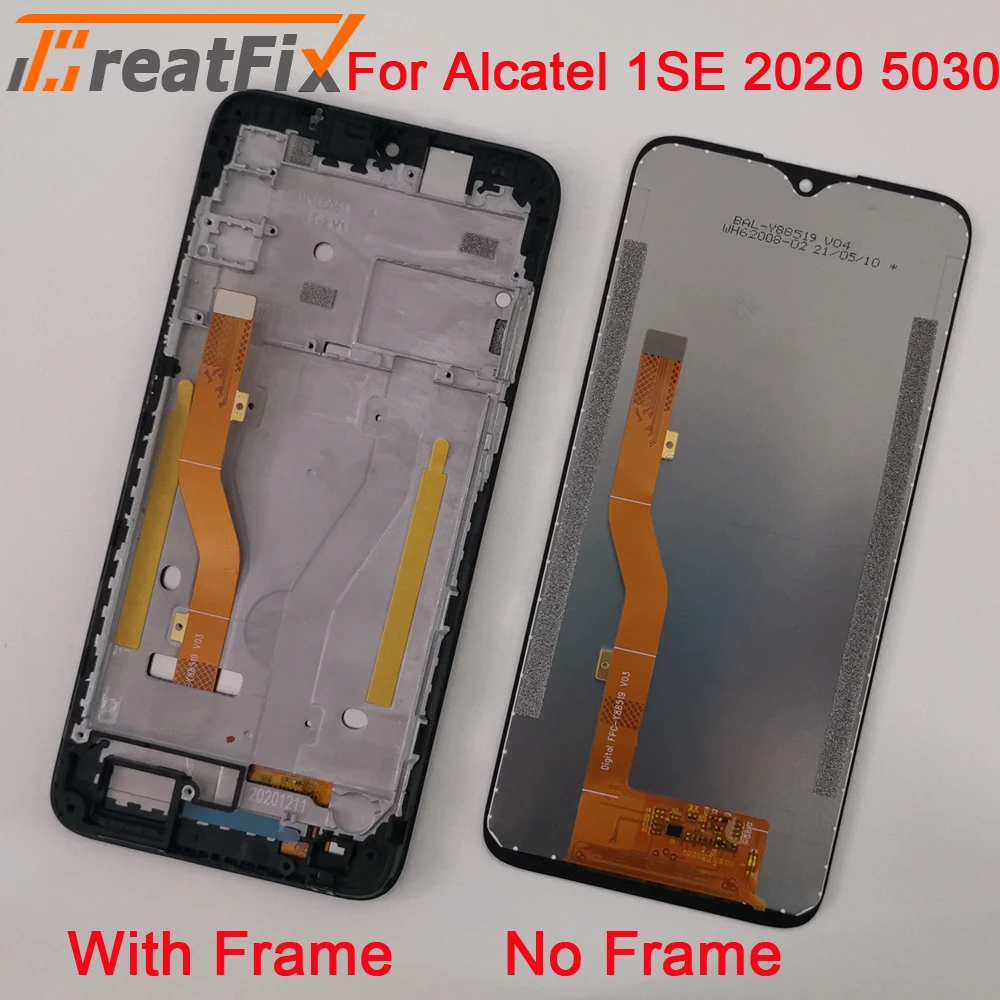 

6.22" For Alcatel 1 SE 1SE 2020 LCD Alcatel OT5030 5030 5030U 5030D 5030F LCD Display Touch Screen Digitizer Assembly with Frame