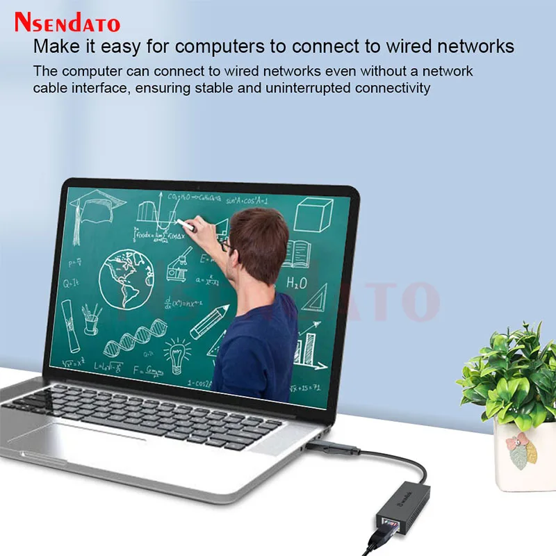 Wavlink USB-C 2.5 Lan 기가비트 이더넷 어댑터는 PC 노트북용 RJ45 네트워크 카드에 10/100/1000/2500Mbps 5Gbps USB 유형 C를 변환합니다.