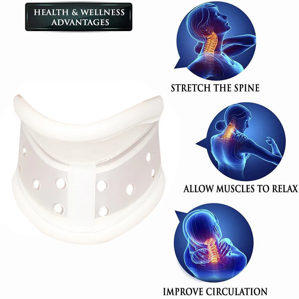 

Neck Brace Adjustable Foam Cervical Collar Soft Neck Support Pain Relief Neck Care Equipment