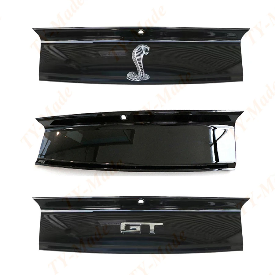 Panneau Protection Pare-chocs Arrière Pour Ford Mustang 2015-2023 - Noir Brillant, Diffuseur Style Carbone