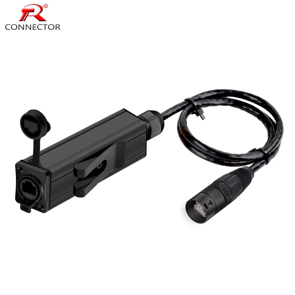 New IP65 Stage Studio Cable Network Signal Extender RJ45 Cable LED Home Network