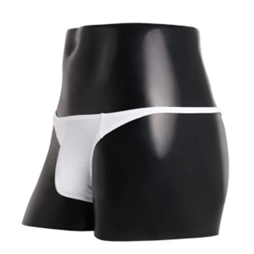 Mens Sexy Briefs Slimming Soft Stretch Underwear Summer T-back Bikini Thong Breathable Bulge Pouch Comfortable Cotton Underpants