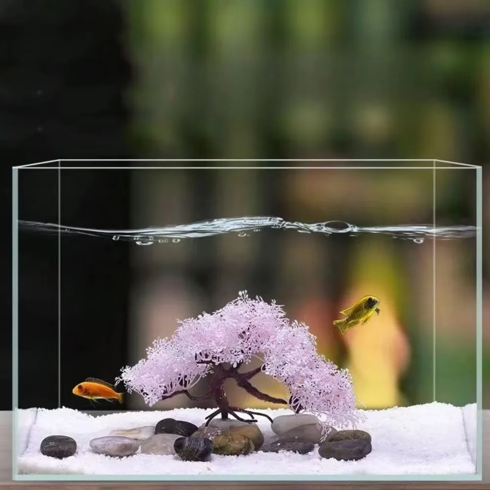 Neue Realistische Aquarium-Dekoration Kreative Schöne Aquarium-Ornamente Simulierte Wasserpflanzen Haustier-Fischhabitat – Detail 8