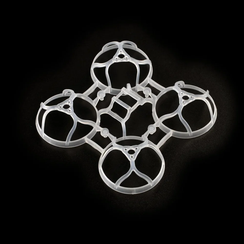 Détail des bras du cadre ultra léger pour drone FPV whoop sans balais, avec renforts