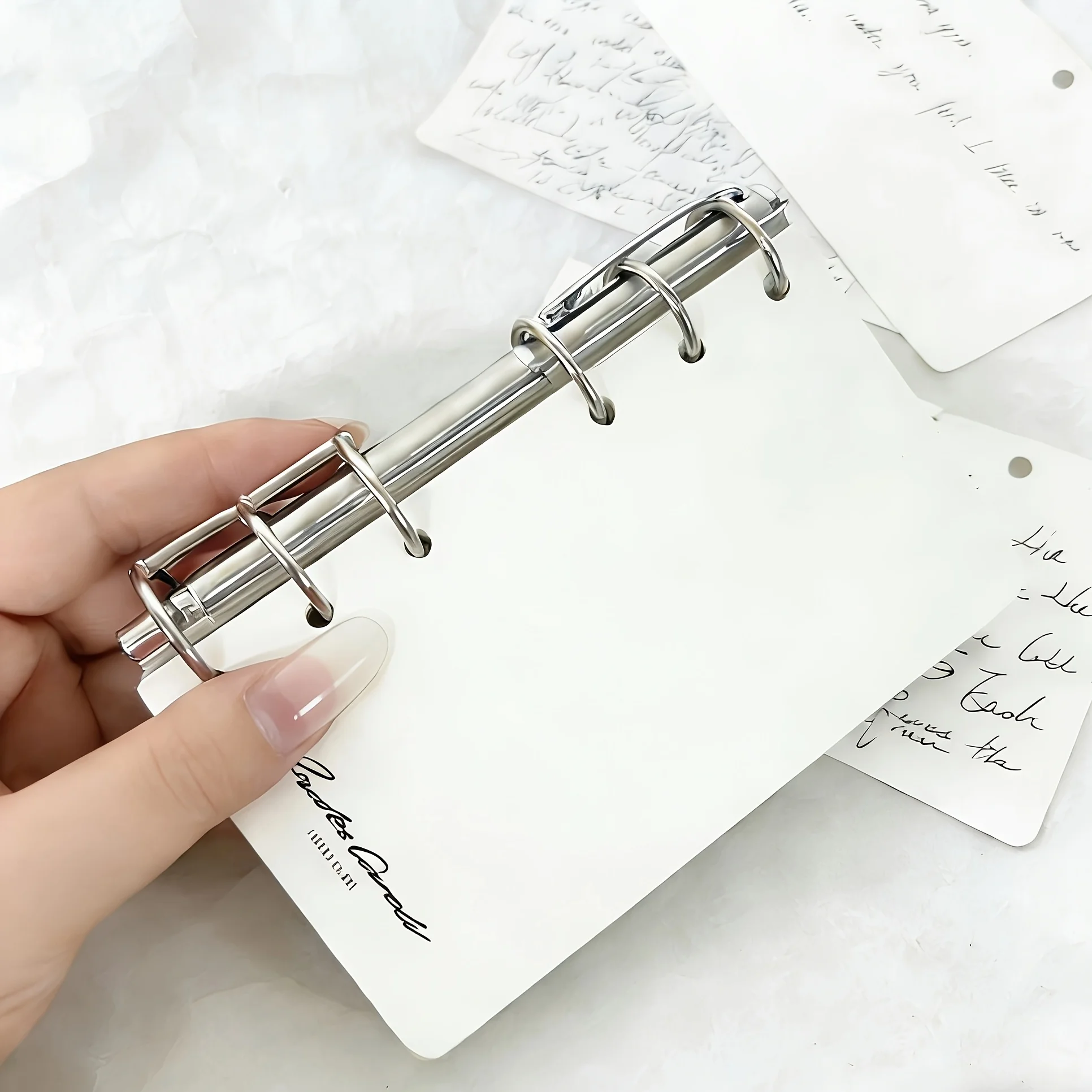 Sleek Solid Color Student Loose-Leaf Notepad