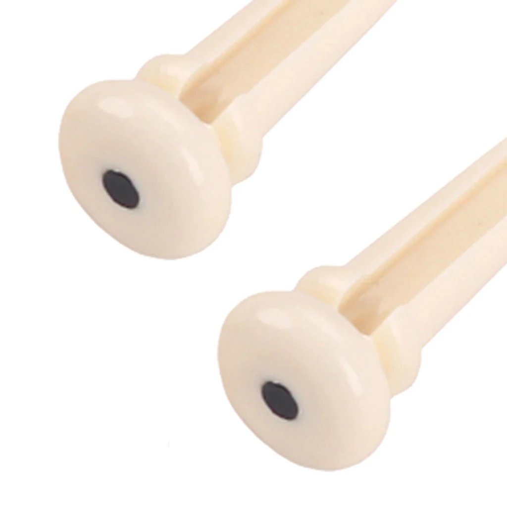Guitar Tool Acoustic Bass Guitar Bridge Pins Saddle 4pcs for Bass Guitar Replacement