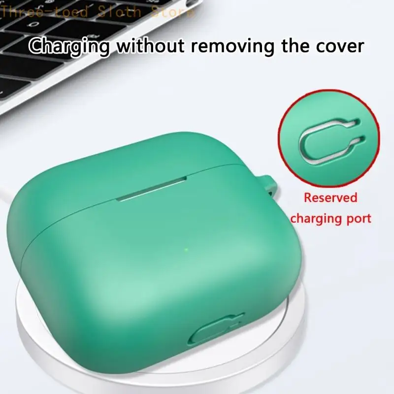 Flexible Soft Silicone Shockproof Earbud Protector Case - Scratch Resistant Sleeve