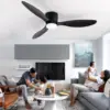 IRALAN silent and powerful ceiling fan 6-speed smart dimming LED Ceiling fan lighting bedroom room lamps Living room lights 1