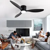 IRALAN silent and powerful ceiling fan 6-speed smart dimming LED Ceiling fan lighting bedroom room lamps Living room lights 1