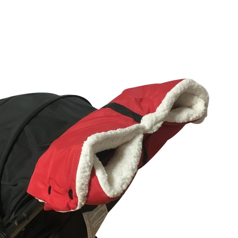 

Winter Pram Gloves Pushchair Hand Muff Warm Fur Fleece Baby Pram Mitten