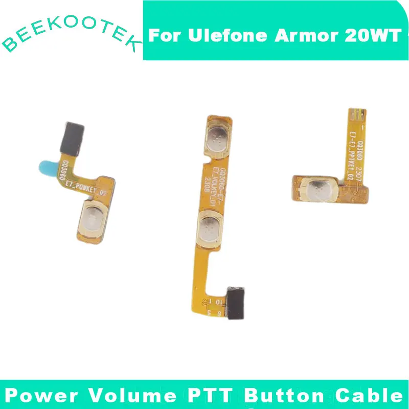 

Original Ulefone Armor 20WT Power On/Off Volume FPC Key Up/Down Button Cable And PTT Flex Cable FPC For Ulefone Armor 20WT Phone