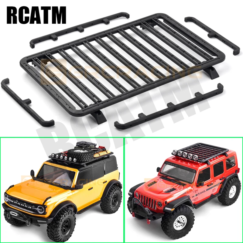 Metal Roof Rack 1 10 Trx4 Bronco Rc Crawler Plastic Roof Rack