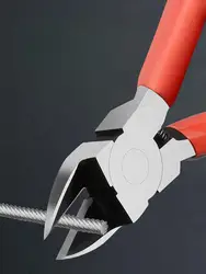 Precision Flush Cutter - Sharp Diagonal Pliers for Metal, Wire, and Plastic Cutting (1pc 5 inch)