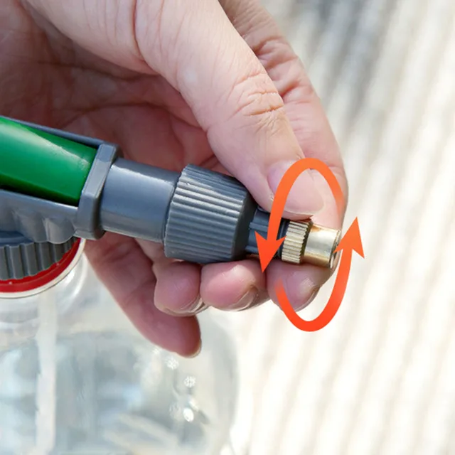 Nagynyomású Légszivattyú Permetező Ital Palack Fúvóka Kézi Kerti Öntözés Fej Víz Köd Sprinkler Mezőgazdasági Szerszám - Image 4