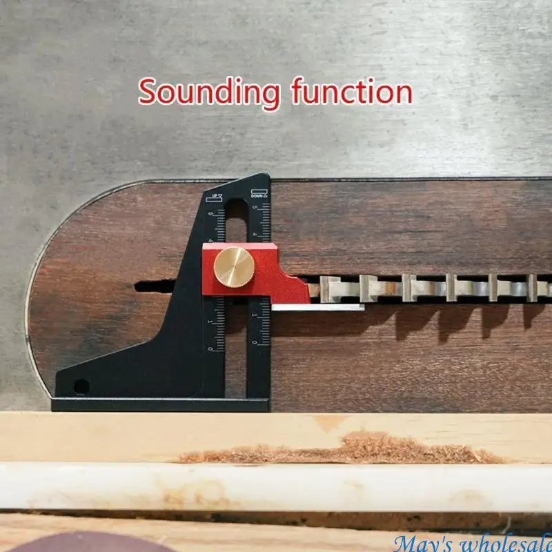 목공 용 정밀 높이 게이지 내구성 알루미늄 합금 건설 높이 측정 도구 잠글 수있는 디자인 게이지 448A