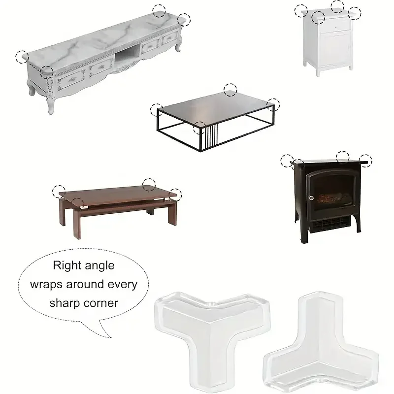 T 형 가구 테이블 코너 보호대, 어린이 충돌 방지 테이블 코너 보호대,  안전 테이블 코너 보호대