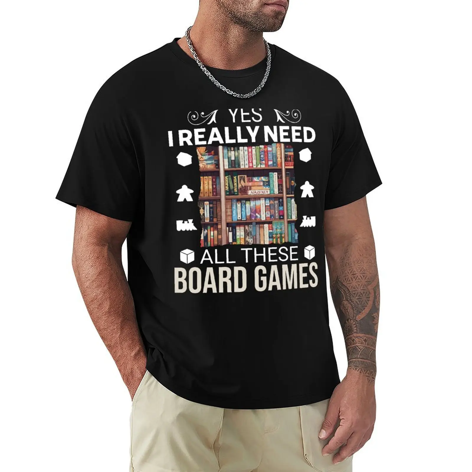 

Yes, I really need all these board games! - Kallax Collection: Board Gamer's Pride! T-Shirt plain boys whites mens t shirts pack