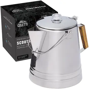 Scoutmaster 24-Cup Camping Coffee Percolator – Outdoor Coffee Maker 1