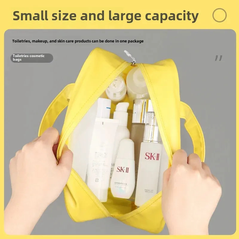 Waterproof TPU Cartoon Transparent Beach Bag Handheld Storage Bag Gift Printed Ideal for Toiletries And Outdoor Activities
