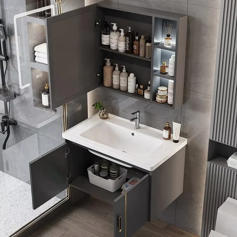 Bathroom Cabinet Combination Bathroom Household Wash Basin Cabinet Wash Basin