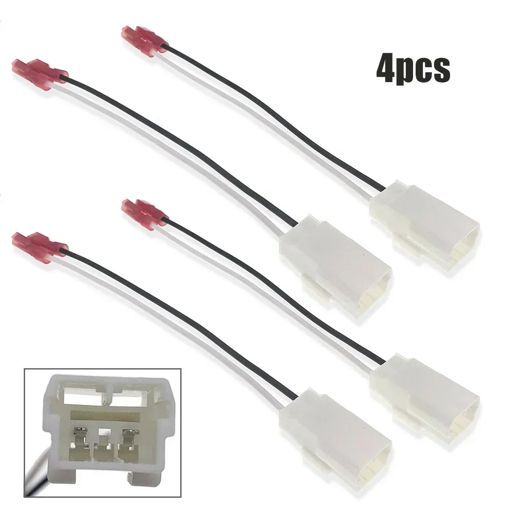Speaker Adapter Wiring Harness Connector SP-6514 72-6514 Replacement For Jeep Dodge Chrysler Car Speaker-Line 4pcs