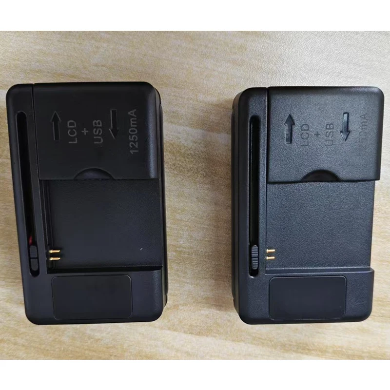 Universal LCD Mobile Battery Charger with USB Port