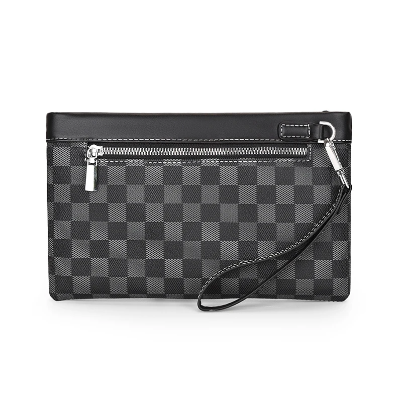 Bag for Men Plaid High Quality Men's Envelope Handbag Wallet Card Bag  Sacoche Homme Bolso Hombre clutches Luxury Mens bag - AliExpress