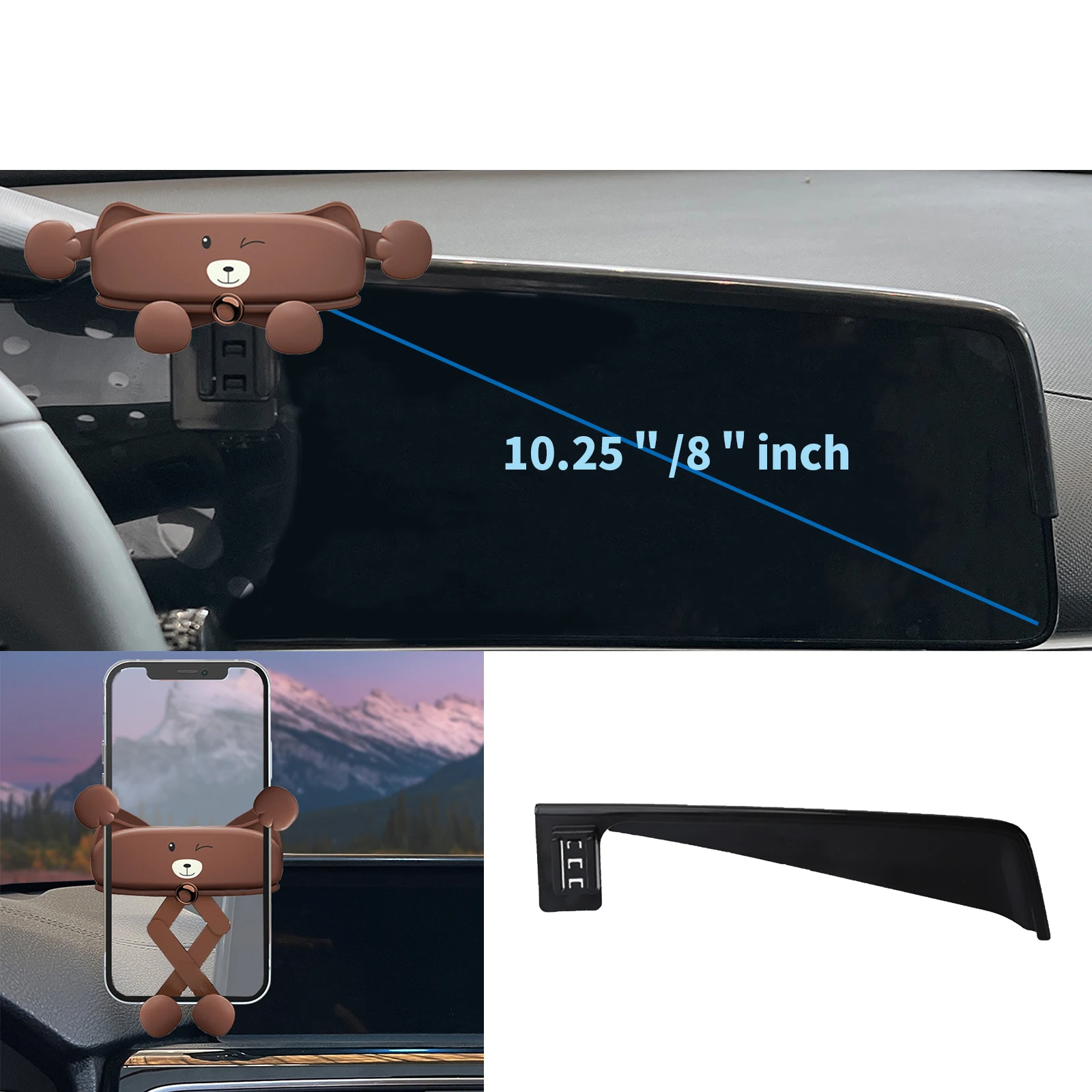 Car Phone Holder for Hyundai Elantra Avante ~ N Line CN7 Bracket Navigation Stand Auto Accessories