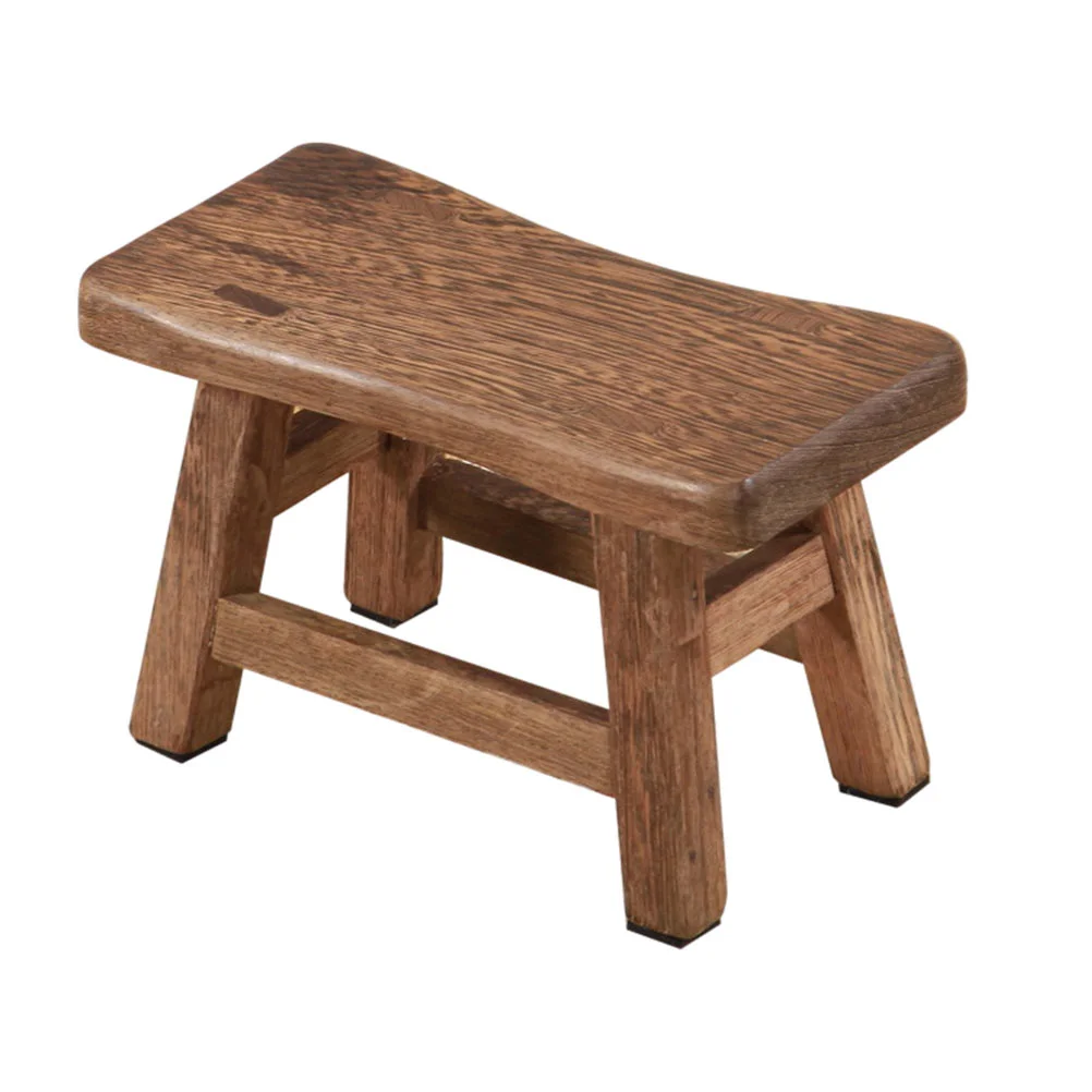 

1pc Home Use Footstool Children Stool Kindergarten Stool Wooden Furniture