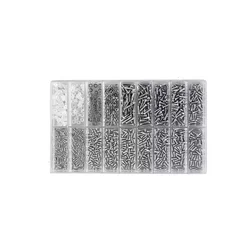 Glasses Repair Screw Kit with Nose Holders & Frame Spacers - 18 - Piece Accessory Set (1pcs)