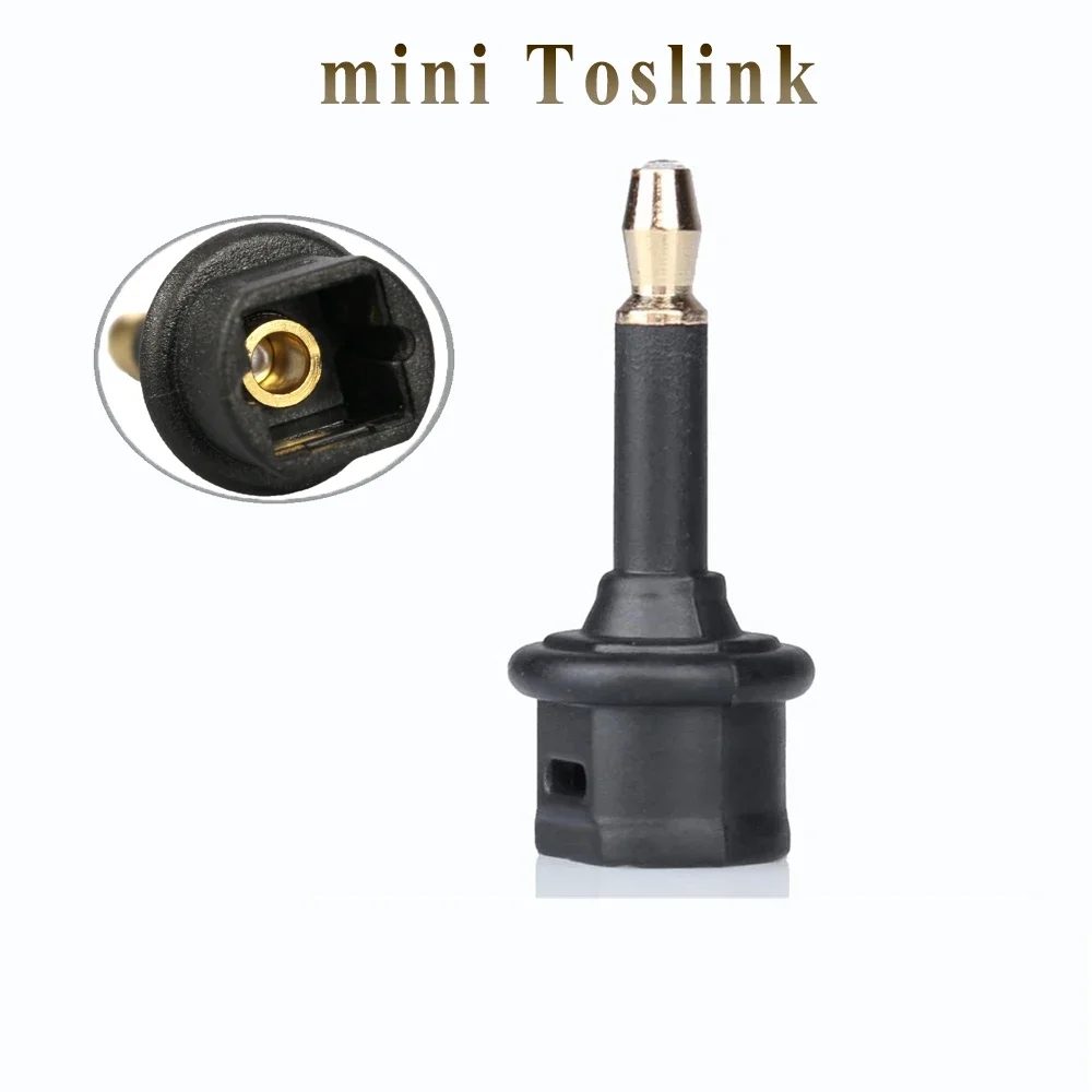 High-Fidelity Digital Optical Audio Adapter - Toslink to 3.5mm Mini SPDIF Connector
