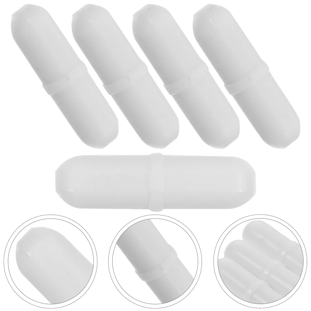 5 pcs Magnetic Stirring Bar PTFE Magnetic Stir Bar Mixer Stirrer Bar Laboratory Stirring Rod