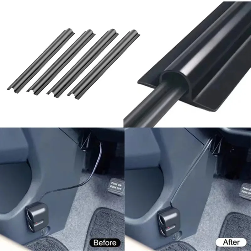 

4 teile/satz Auto Innen Kabel Linie Sleeve Schutz Universal Versteckte Draht Abdeckung Clips Daten Kabel Organizer Clamp Zubehör