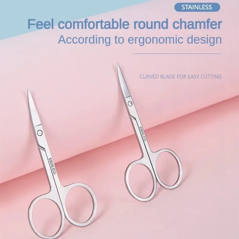 

Eyebrow Scissors Eyelashes Nose Hair Trimmer Professional Eyebrow Scissors Nail Art Facial Hair Modification Beauty Makeup Tools