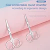 Eyebrow Scissors Eyelashes Nose Hair Trimmer Professional Eyebrow Scissors Nail Art Facial Hair Modification Beauty Makeup Tools 1