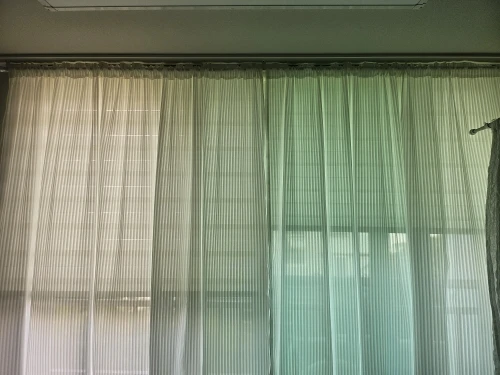 Striped Vertical Privacy Sheer Tulle for Windows Transparent Chiffon White Tulle Blinds Style Curtains photo review