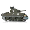 1/16 HENG LONG 7.0 RC Tank Model Upgraded M4A3 Sherman 3898 Metal Tracks Barrel Recoil Gearbox Smoke Unit Engine Sound TH17673 3
