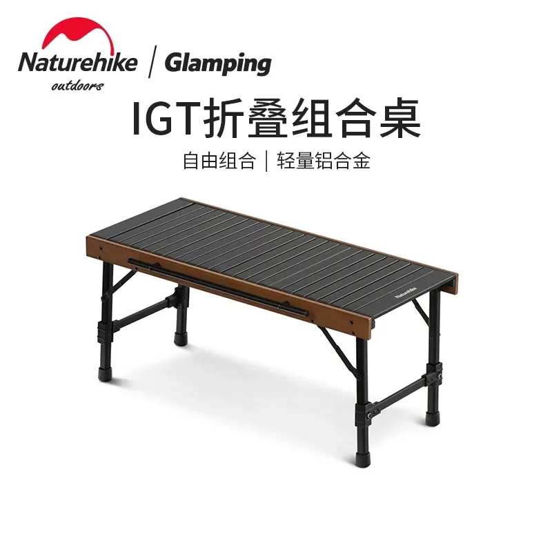 Naturehike IGT Outdoor Folding Table, Beech Table, Picnic