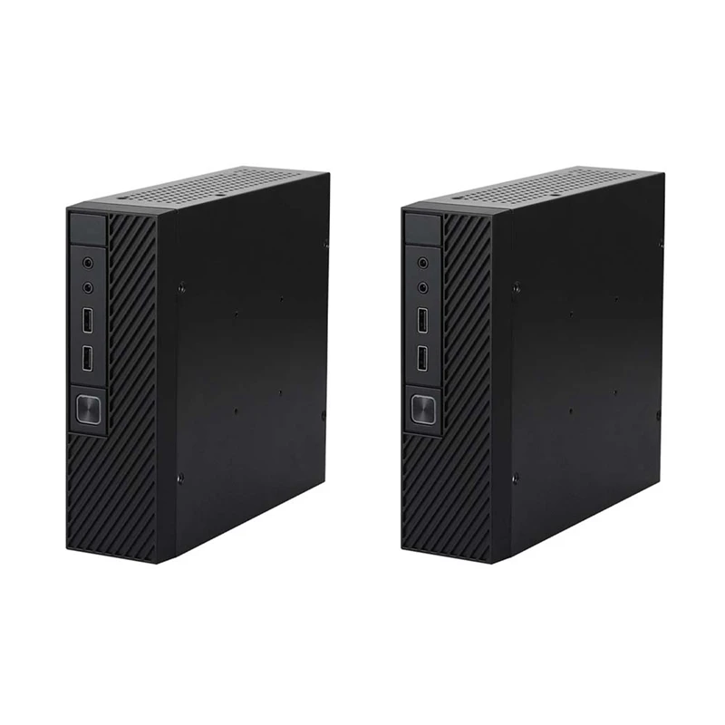 

2X ITX Computer Case M06 Mini Desktop Case HTPC Case Industrial Control Case