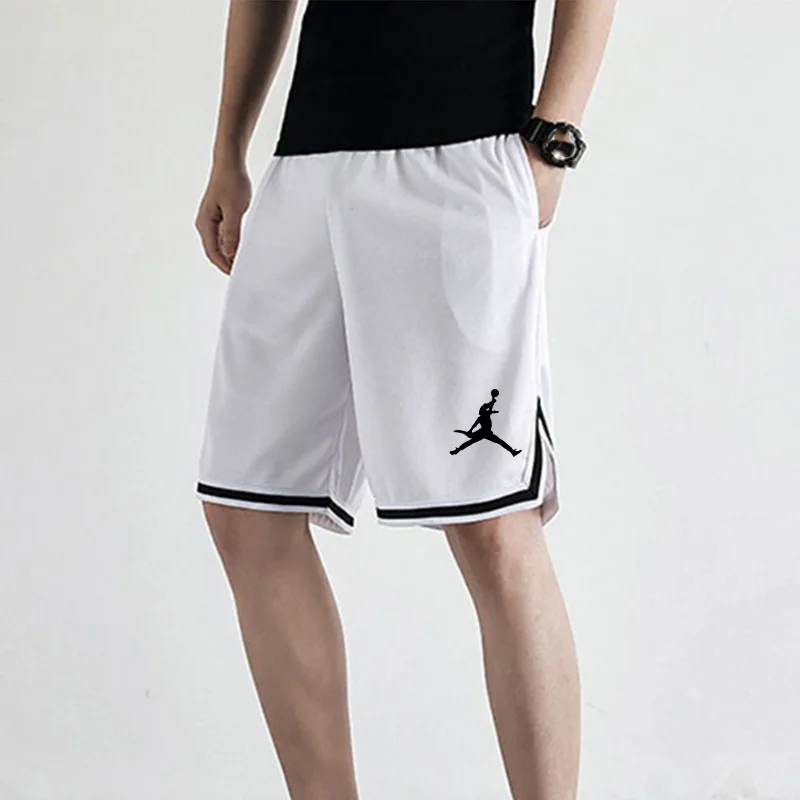 Men Summer Printed Sport Basketball Shorts Mesh Gym Running Shorts Male Loose Casual Shorts Fitness Beach Shorts Man Clothing