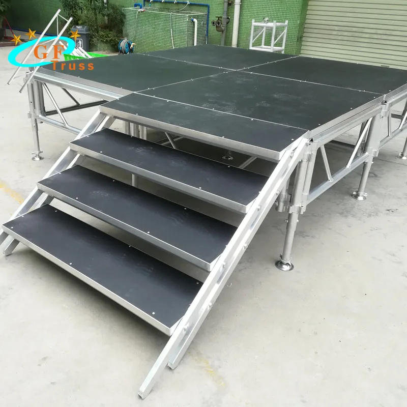 1.22*1.22m High-quality Quick-install Event Mobile Concert Portable Stage Platform