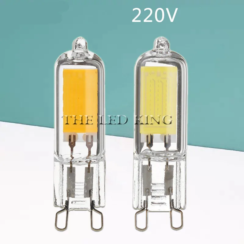 

Super Bright G9 LED Light Bulb 7W 9W 12W15W 220V Glass Lamp Cold White/Warm White Constant Power Light LED Lighting G9 COB Bulbs