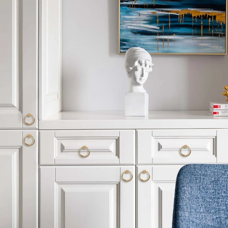 20 Pomelli Per Mobili Vintage Nero - Maniglie Cassetti Rotonde Con Viti Per Armadi E Credenze - Foto 4