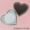 2Pcs Metal Full Diamond Bow Heart Mirrow Handbag Parfum Bottle Junk Phone Case Decoration Charm Accessories Flat Back DIY Craft 5