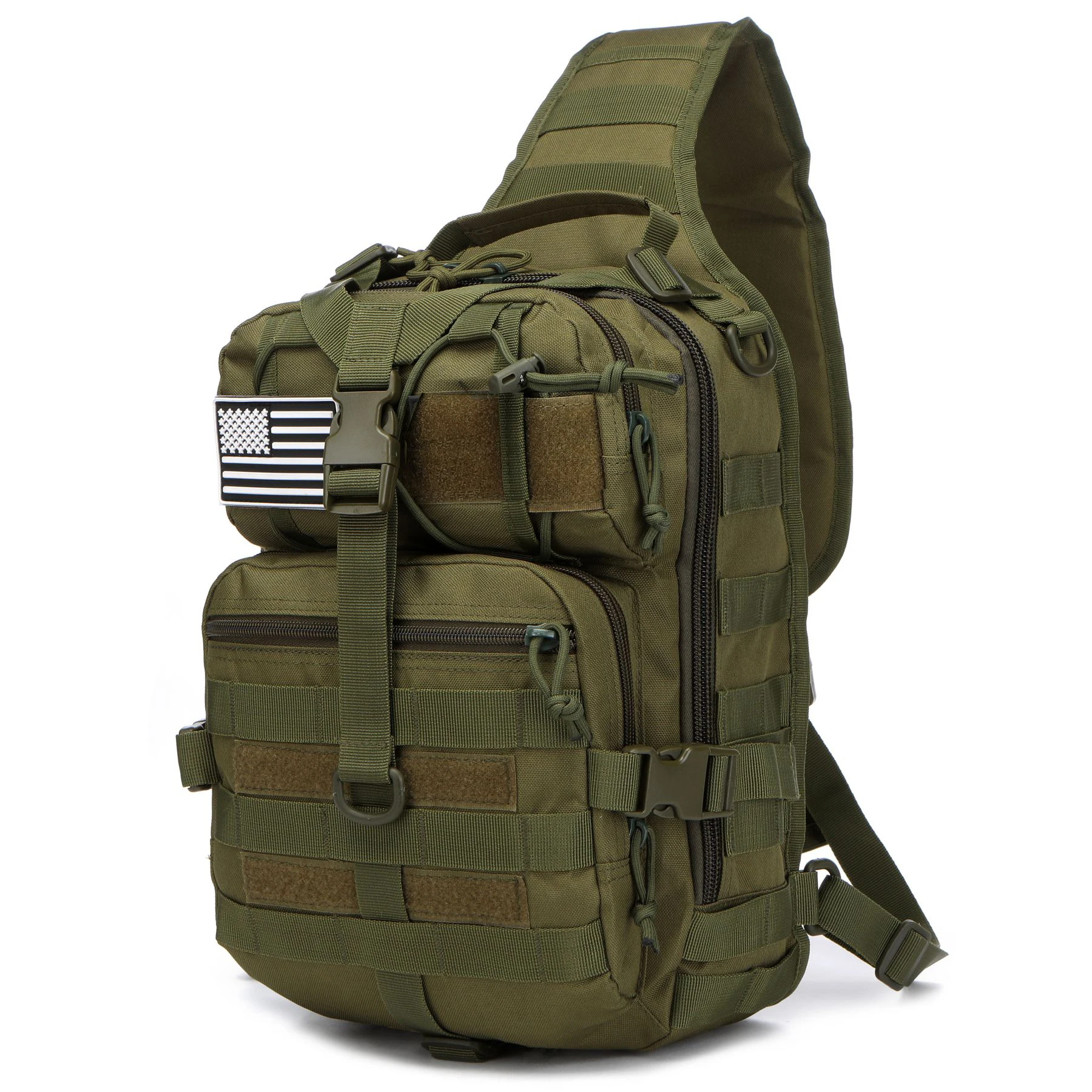 Marsupio Tattico Molle &ndash; Borsa Distribuzione Unisex, Camouflage, Per Outdoor, Campeggio, Escursionismo