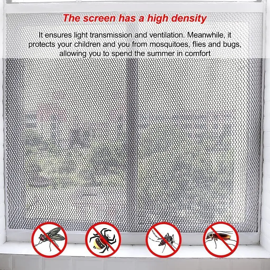 Mosquito Net Magnetic Screen Door Curtain Anti Mosquito Screens Window Screen Mosquito Gauze Mesh 1