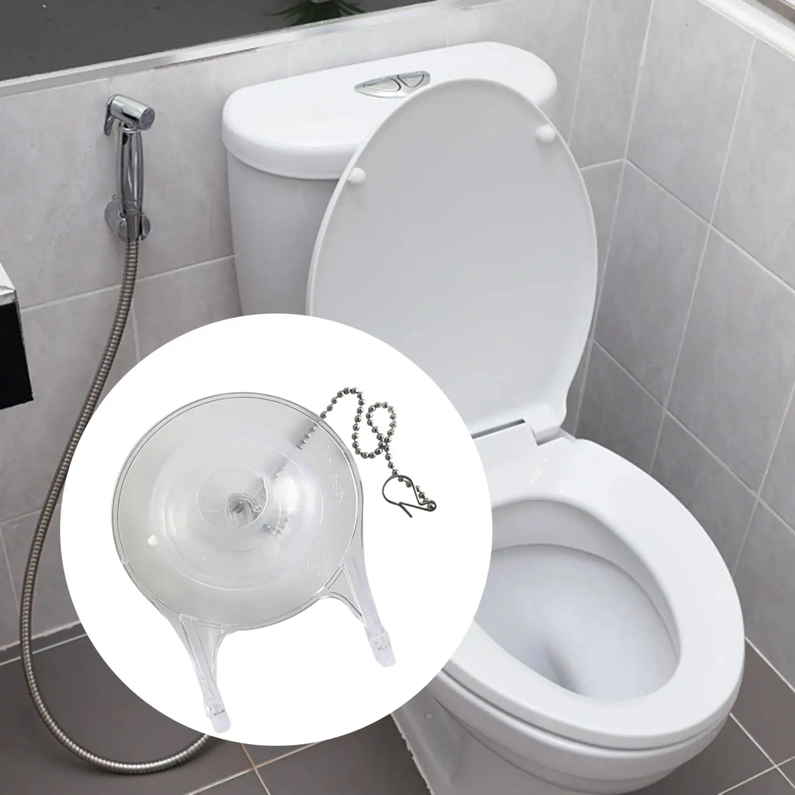 Toilet Tank Accessories 3 inch Toilet Flapper Replacement Portable for 3 inch Flush Valves Water Saving Toilet Stopper Flapper